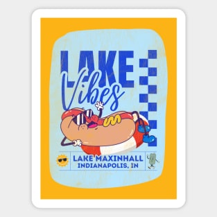Hot Doggin' Lake Vibes at Lake Maxinhall Magnet